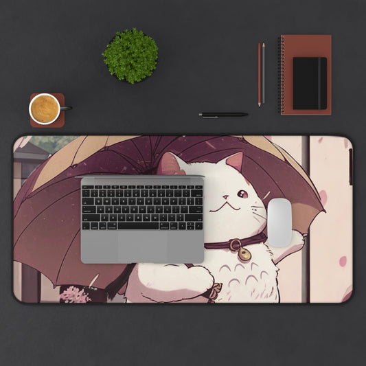 Anime Cat Desk Pad - For Cat Lovers
