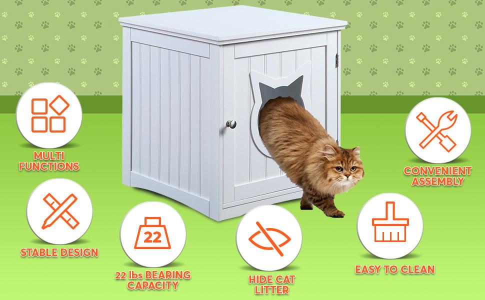 Multi-Use Cat Hideout, Bed or Litter Cover