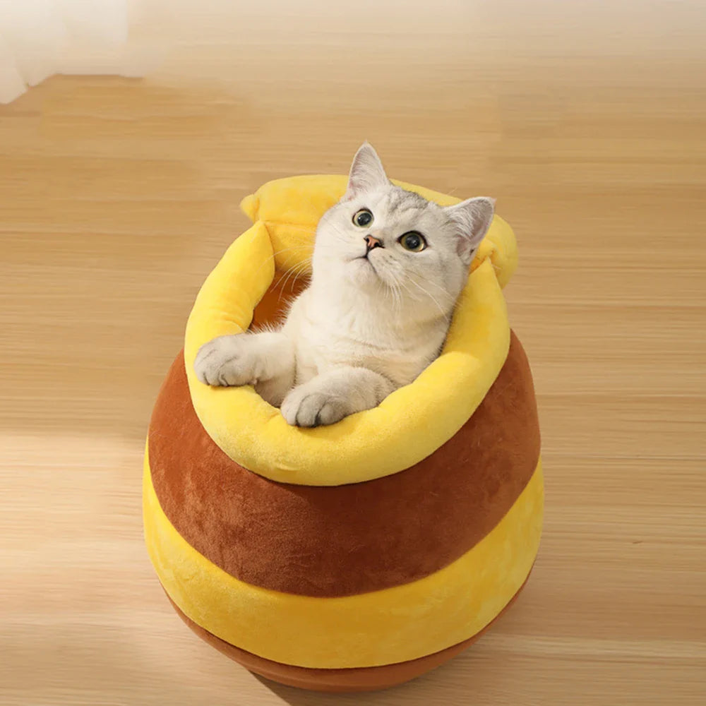 Adorable Honey Jar Pet Bed - Cat Bed