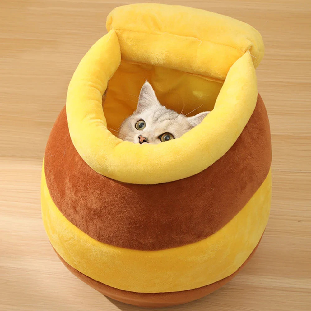Adorable Honey Jar Pet Bed - Cat Bed