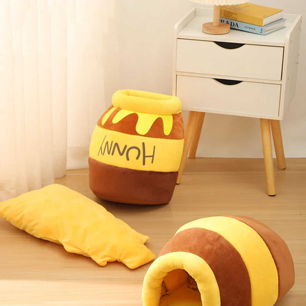 Adorable Honey Jar Pet Bed - Cat Bed