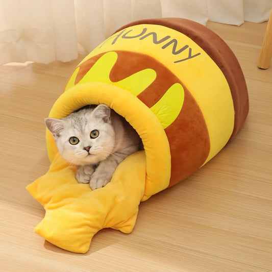 Adorable Honey Jar Pet Bed - Cat Bed