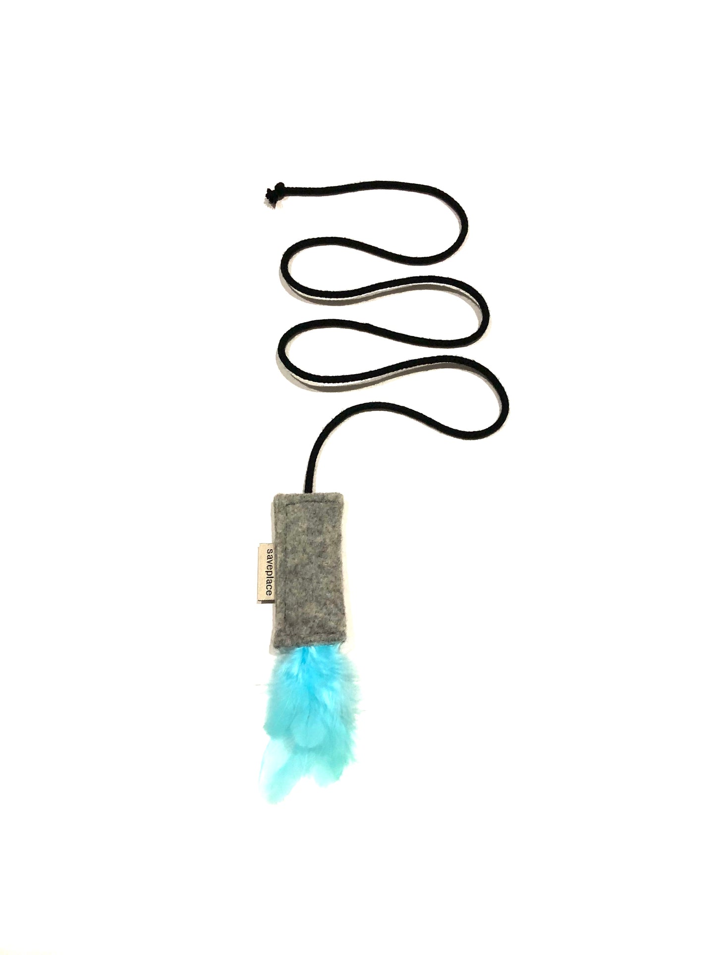 Handmade Wool & Cotton Teaser Wand - Cat Toy