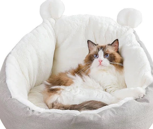 SnuggleCloud Cat Bed – Ultra-Soft & Comfy