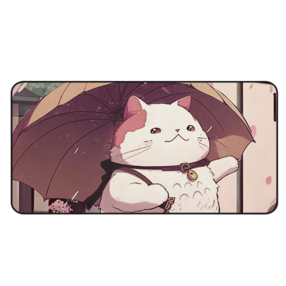 Anime Cat Desk Pad - For Cat Lovers