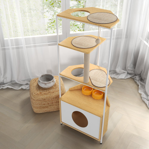 Cat Condo with small house & Climbing Platforms