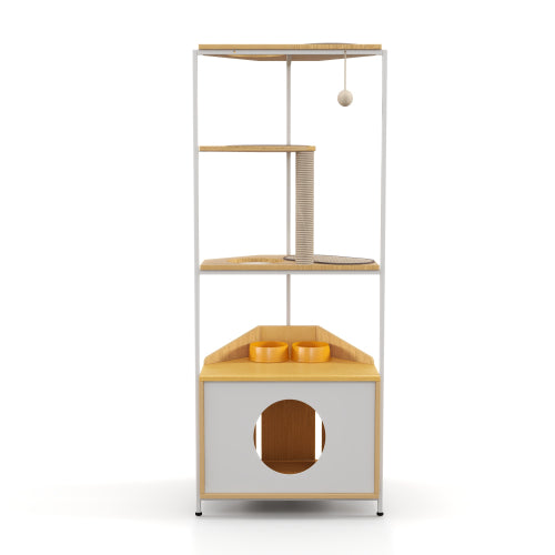 Cat Condo with small house & Climbing Platforms