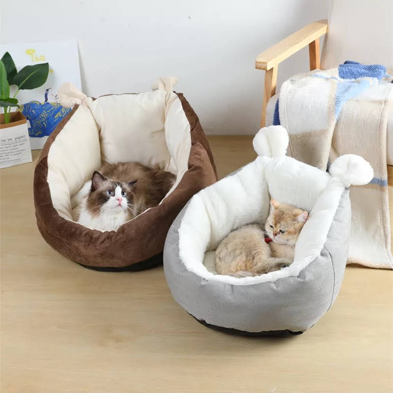 SnuggleCloud Cat Bed – Ultra-Soft & Comfy