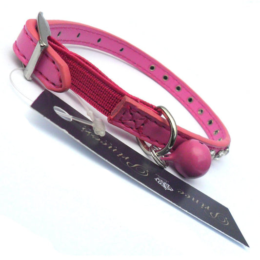 NEW! Glamour Pink Crystal Cat Collar